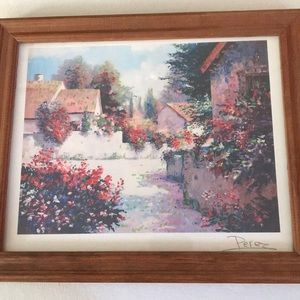 Alex Perez seriolithograph Village View 111